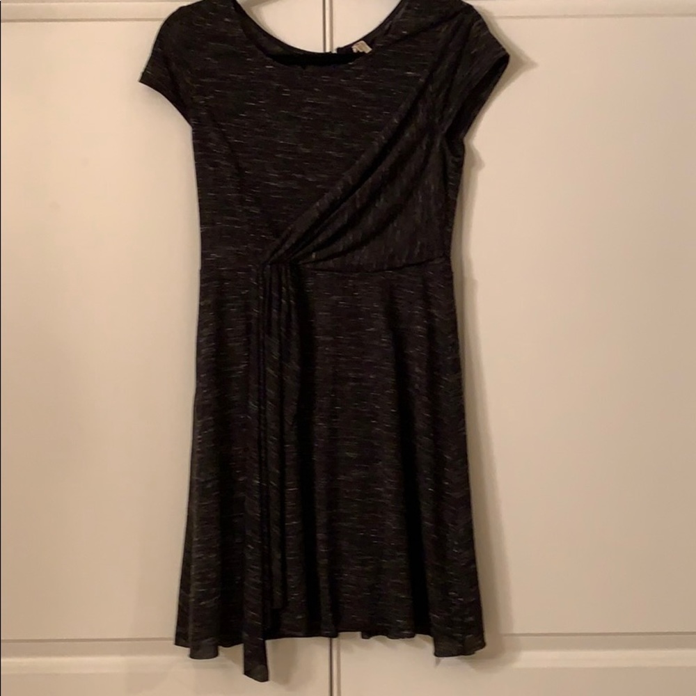Fitted Drape Front Dress